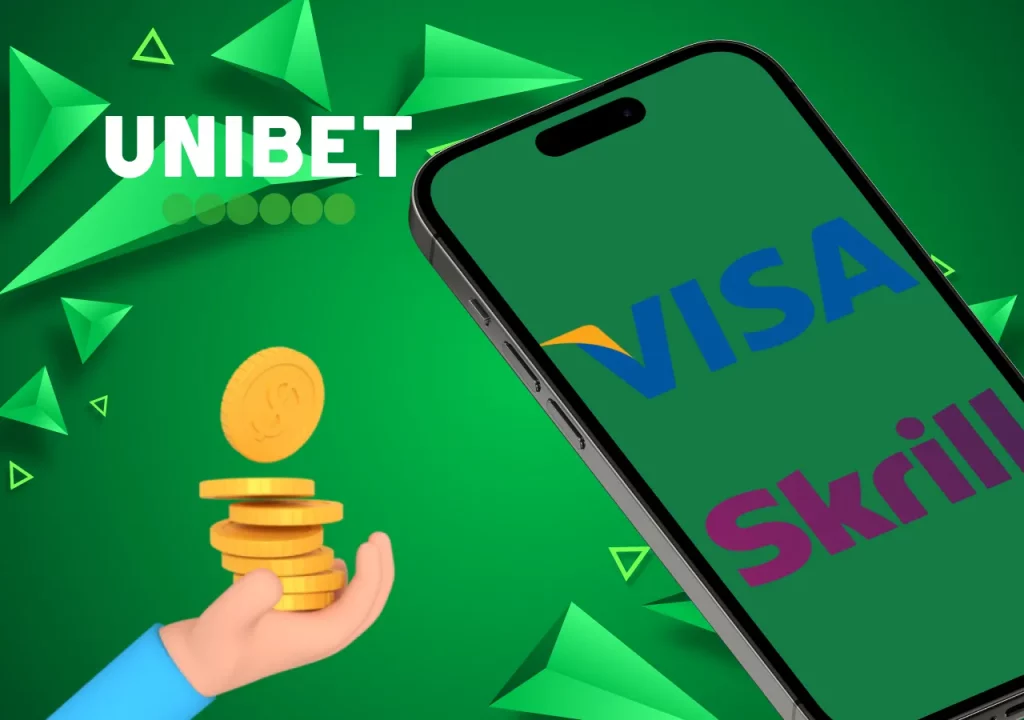 Dostępne metody wypłat w Unibet