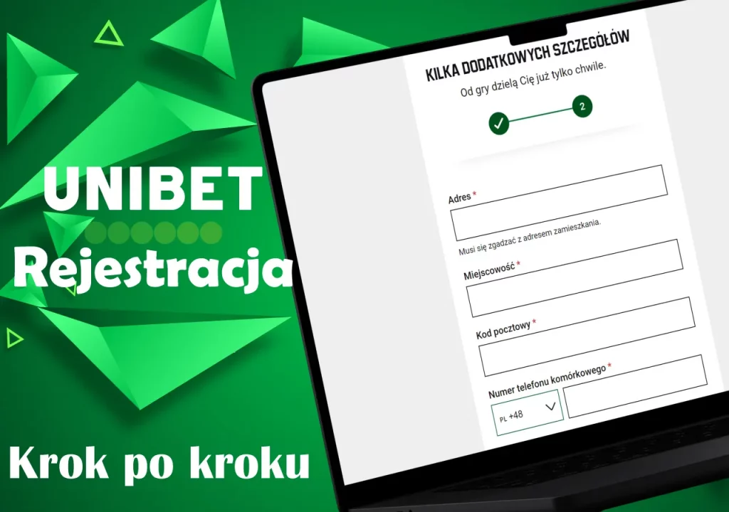 Jak zarejestrować się u bukmachera Unibet